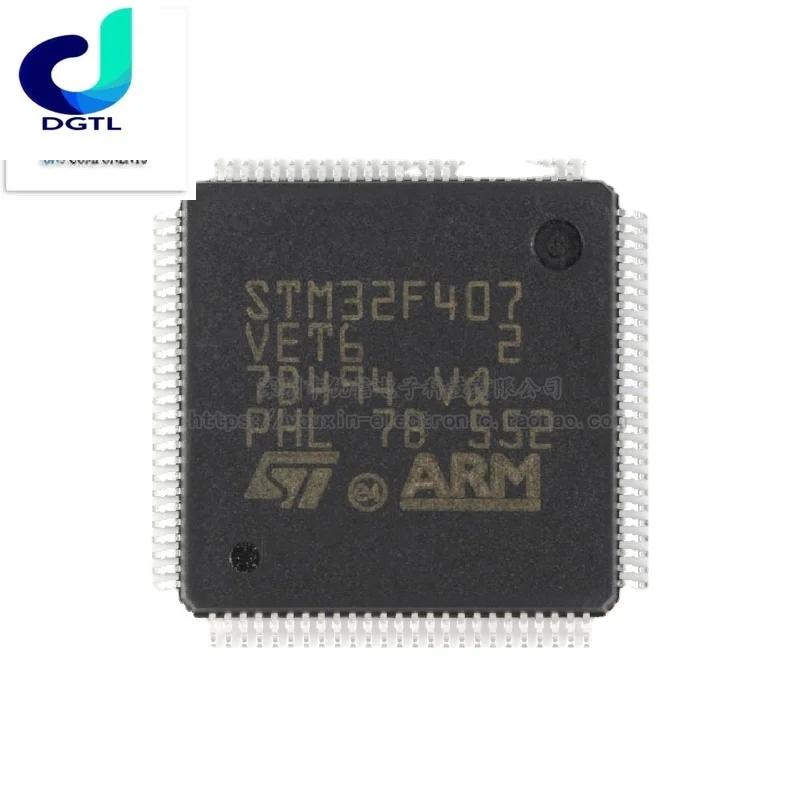 LQFP-100 ARM Cortex-M4 32 Ʈ ũ Ʈѷ MCU, STM32F407VET6,  ǰ